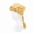 Anime JoJo's Bizarre Adventure Golden Wind Giorno Giovanna Long Blond Cosplay Wigs