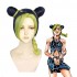 Anime JoJo's Bizarre Adventure Stone Ocean Jolyne Cujoh Mixed Light Green Cosplay Wigs