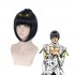 Anime JoJo's Bizarre Adventure Golden Wind Bruno Bucciarati Short Black Cosplay Wigs