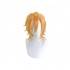Anime JoJo&#39;s Bizarre Adventure Golden Wind Pannacotta Fugo Short Blond Cosplay Wigs
