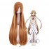 Anime Sword Art Online Yuuki Asuna Long Brown Cosplay Wigs