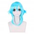 Anime SAO GGO Gun Gale Online Asada Shino Short Blue Cosplay Wigs