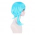 Anime SAO GGO Gun Gale Online Asada Shino Short Blue Cosplay Wigs