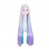 Anime SAO Sword Art Online Ordinal Scale Yuna Long Mixed Purple Cosplay Wigs