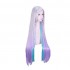 Anime SAO Sword Art Online Ordinal Scale Yuna Long Mixed Purple Cosplay Wigs