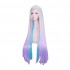 Anime SAO Sword Art Online Ordinal Scale Yuna Long Mixed Purple Cosplay Wigs