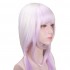 Anime Miss Kobayashis Dragon Maid Kanna Kamui Long Mixed Purple Cosplay Wigs with Free Dragon Horn Headdress