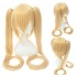 Anime VOCALOID Hatsune Miku 120cm Long Straight Double Ponytail Multicolor Bangs Cosplay Wigs