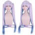 Anime VOCALOID Hatsune Miku 120cm Long Straight Double Ponytail Multicolor Bangs Cosplay Wigs