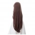 Anime Fruits Basket Tohru Honda 85cm Long Straight Brown Bangs Cosplay Wigs