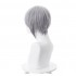 Anime Fruits Basket Soma Yuki 35cm Short Gray Cosplay Wigs