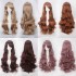 Women Wavy Sweet 80cm Long Brown Lolita Fashion Wigs with Bangs