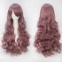 Women Wavy Sweet 80cm Long Brown Lolita Fashion Wigs with Bangs