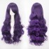 Women Wavy Sweet 80cm Long Purple and Blue Lolita Fashion Wigs with Bangs