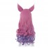 Game LOL Spirit Blossom Ahri Pink Long Wavy Cosplay Wigs