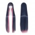 Panty & Stocking with Garterbelt Stocking Blue Mixed Red 100cm Long Straight Cosplay Wigs