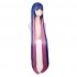 Panty & Stocking with Garterbelt Stocking Blue Mixed Red 120cm Long Straight Cosplay Wigs