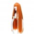 Anime Persona 5 Futaba Sakura Straight Orange Cosplay Wigs