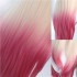 Game LOL KDA The Baddest Ahri 100cm Long Beige Gradient Pink Cosplay Wigs