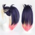 LOL KDA The Baddest Akali Blue Blonde Ponytail Cosplay Wigs