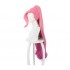 Game LOL KDA All Out Seraphine 100cm Long Pink Gradient Purple Ponytail Cosplay Wigs