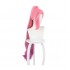 Game LOL KDA All Out Seraphine 100cm Long Pink Gradient Purple Ponytail Cosplay Wigs