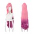 Game LOL KDA All Out Seraphine 100cm Long Pink Gradient Purple Ponytail Cosplay Wigs