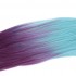 Game LOL KDA All Out Seraphine 100cm Long Green Gradient Purple Ponytail Cosplay Wigs