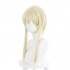 Game Genshin Impact Traveler Lumine Blonde Ponytail Cosplay Wigs