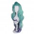 Game LOL KDA All Out Seraphine 100cm Long Green Gradient Purple Wavy Cosplay Wigs