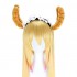 Anime Miss Kobayashis Dragon Maid Tohru Long Mixed Blonde Cosplay Wigs