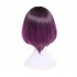 Anime Miss Kobayashi's Dragon Maid Elma Short Purple Cosplay Wigs