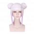 Anime Miss Kobayashis Dragon Maid Kanna Kamui Short White Mixed Purple Cosplay Wigs