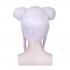 Anime Miss Kobayashis Dragon Maid Kanna Kamui Short White Mixed Purple Cosplay Wigs