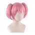 Anime Puella Magi Madoka Magica Madoka Kaname Short Pink Cosplay Wigs