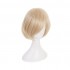 Anime Yuri on Ice Yuri Plisetsky Short Blond Cosplay Wigs