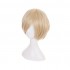 Anime Yuri on Ice Yuri Plisetsky Short Blond Cosplay Wigs