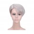 Anime Yuri on Ice Victor Nikiforov Short Gray Cosplay Wigs