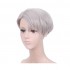 Anime Yuri on Ice Victor Nikiforov Short Gray Cosplay Wigs