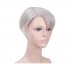 Anime Yuri on Ice Victor Nikiforov Short Gray Cosplay Wigs