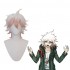 Anime Danganronpa 2: Goodbye Despair Nagito Komaeda White Fade Pink Cosplay Wigs