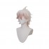 Anime Danganronpa 2: Goodbye Despair Nagito Komaeda White Fade Pink Cosplay Wigs