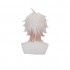 Anime Danganronpa 2: Goodbye Despair Nagito Komaeda White Fade Pink Cosplay Wigs