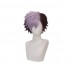 Anime TBHK Toilet-bound Hanako-kun Tsuchigomori Short Brown and Purple Cosplay Wigs