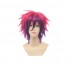 Anime No Game No Life Sora Short Red Fade Purple Cosplay Wigs