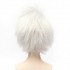 Anime Naruto Hatake Kakashi Short White Cosplay Wigs