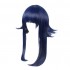 Anime Naruto Hyuga Hinata Childhood Blue Cosplay Wigs with Free Headbands