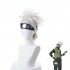 Anime Naruto Hatake Kakashi Short White Cosplay Wigs