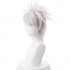 Anime Naruto Hatake Kakashi Short White Cosplay Wigs