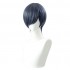 Anime Black Butler Ciel Phantomhive Short Blue and Gray Mixed Cosplay Wigs